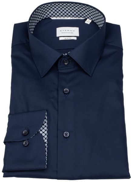 Eterna Hemd - Modern Fit - Kentkragen - Dynamic Cotton - dunkelblau - 1082 X14K 19 