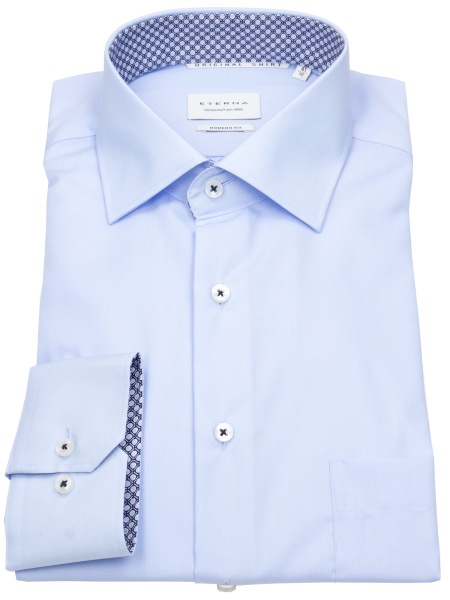 Eterna Hemd - Modern Fit - Kentkragen - hellblau - extra langer 68cm Arm - ohne OVP - 1304 X15K 10 Al=68 