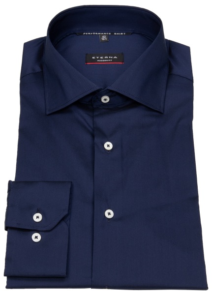 Eterna Hemd - Modern Fit - Performance Shirt - Stretch - dunkelblau - ohne OVP - 3377 X18K 19 