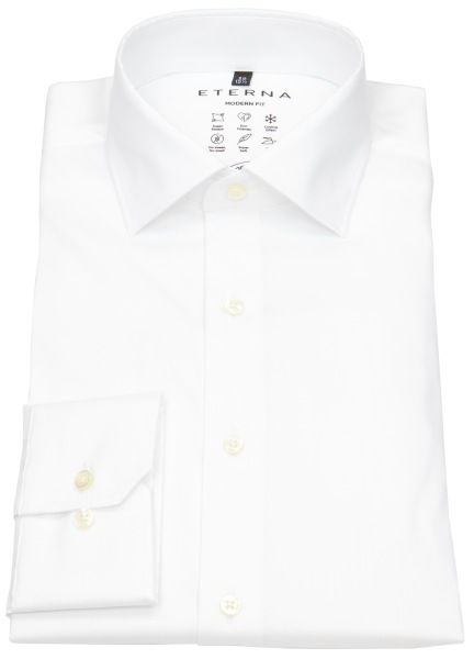Eterna Hemd - Modern Fit - Performance Shirt - Stretch - weiß - ohne OVP - 3377 X18K 00 