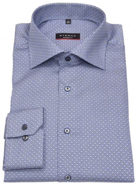 Eterna Hemd - Modern Fit - Print - dunkelblau / blau - 4093 X18K 18 