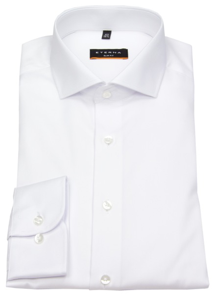 Eterna Hemd - Slim Fit - Haikragen - Cover Shirt - extra blickdicht - weiß - ohne OVP - 8817 F182 00 