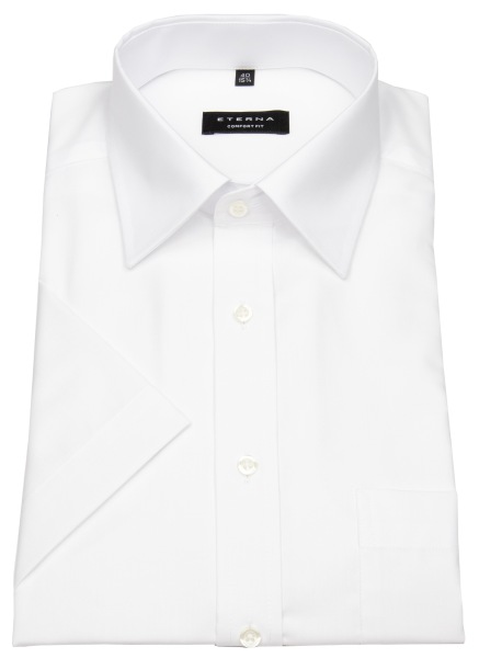 Eterna Kurzarmhemd - Comfort Fit - Kentkragen - weiss - ohne OVP - 1100 K198 00 