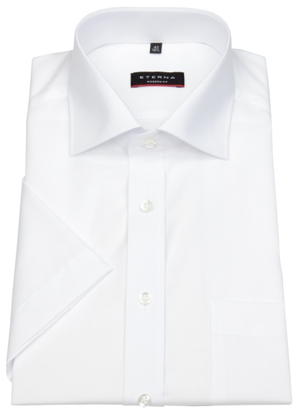Eterna Kurzarmhemd - Modern Fit - weiß - ohne OVP - 1100 C187 00 