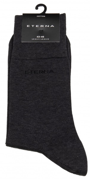 Eterna Socken - anthrazit - AC 600 / 35 