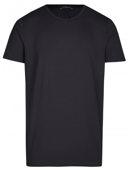 Eterna T-Shirt - Rundhals -Ausschnitt - schwarz - 801  Al=AC 39 