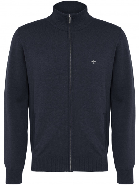 Fynch-Hatton Cardigan / Strickjacke - Casual Fit - dunkelblau - SFPK212 690 
