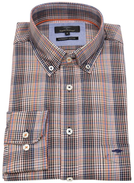 Fynch-Hatton Hemd - Casual Fit - Button Down - kariert - mehrfarbig - 1308 6060 690 