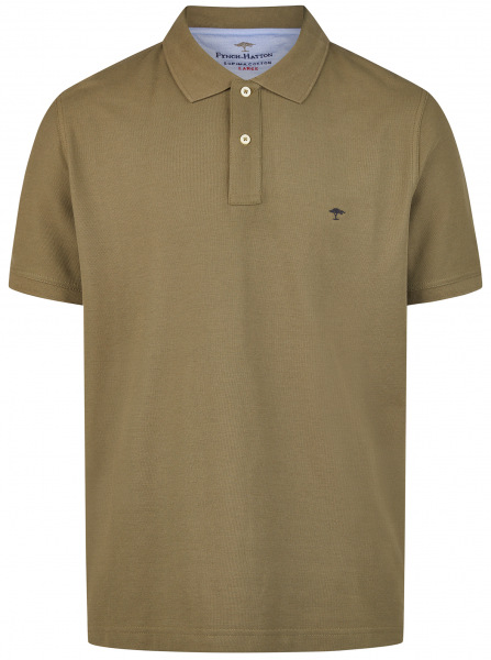 Fynch-Hatton Poloshirt - Casual Fit - Piqué - oliv - 1313 1700 701 