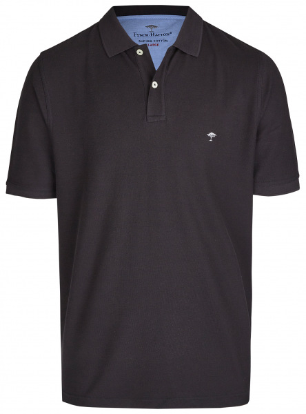 Fynch-Hatton Poloshirt - Casual Fit - Piqué - schwarz - 1000 1700 999 