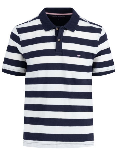 Fynch-Hatton Poloshirt - Casual Fit - Streifen - dunkelblau / weiß - 1505 1328 685 