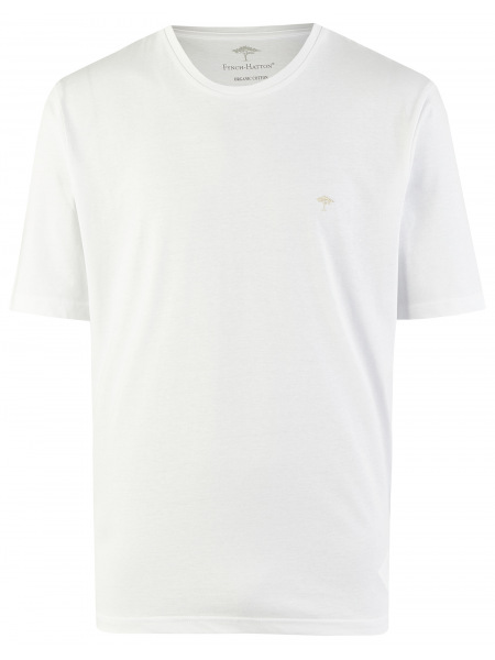 Fynch-Hatton T-Shirt - Casual Fit - Rundhals - weiß - SNOS1500 802 