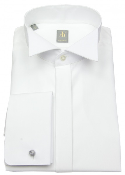Jacques Britt Smokinghemd - Slim Fit - Kläppchenkragen - UMA - weiß - 20.960267 1 