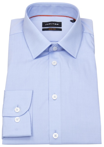 Jupiter Hemd - Slim Fit - Kentkragen - hellblau - ohne OVP - 2760-31100 102 