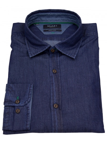 MAERZ Muenchen Hemd - Comfort Fit - Jeanshemd - blau - 712200 378 