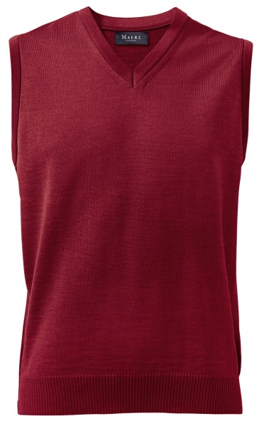 MAERZ Muenchen Pullunder - Merinowolle - rot - 460000 495 