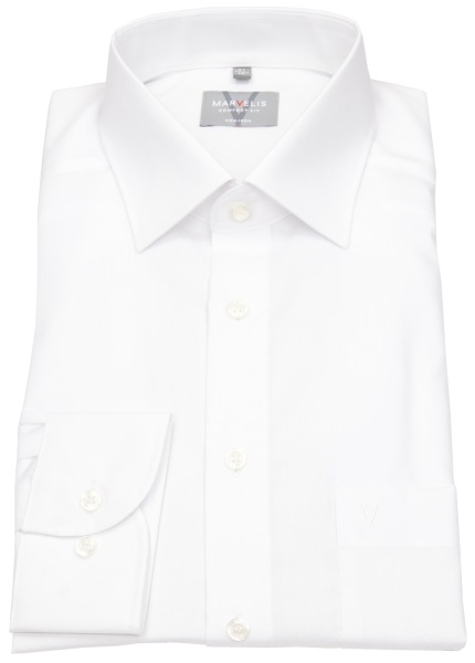 Marvelis Hemd - Comfort Fit - New Kent Kragen - weiß - 7973 64 00 