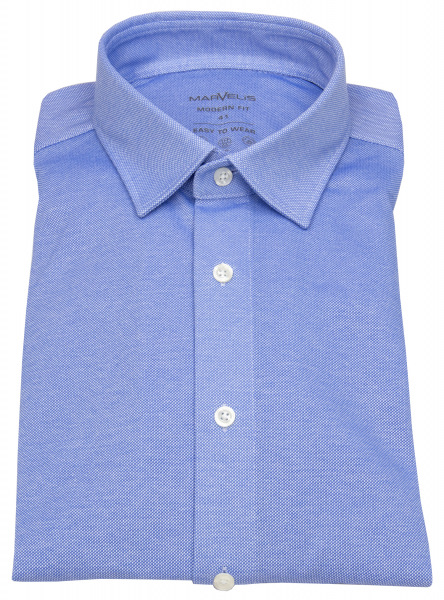 Marvelis Hemd - Modern Fit - Easy To Wear Jersey - hellblau - ohne OVP - 7264 84 10 