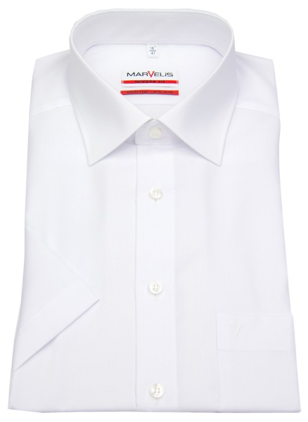 Marvelis Kurzarmhemd - Modern Fit - weiß - ohne OVP - 4700 12 00 
