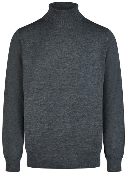 Marvelis Pullover - Merinowolle - Rollkragen - anthrazit - ohne OVP - 6318 25 67 