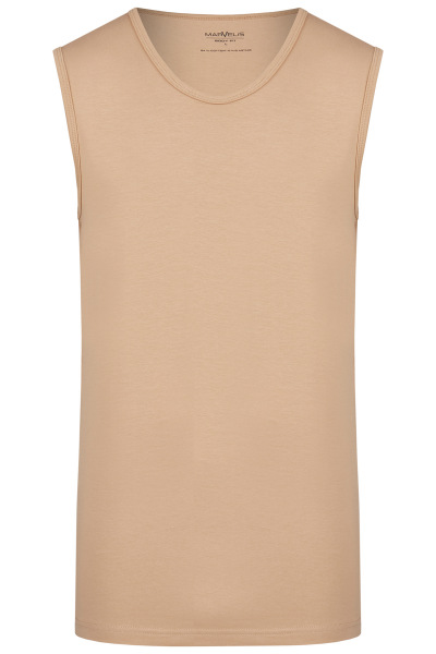 Marvelis Tank Top Doppelpack - Body Fit - Rundhals - caramel - 2821 00 24 