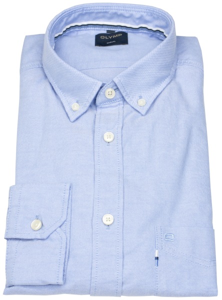 OLYMP Hemd - Casual - Regular Fit - Button Down Kragen - hellblau - 4064 74 15 