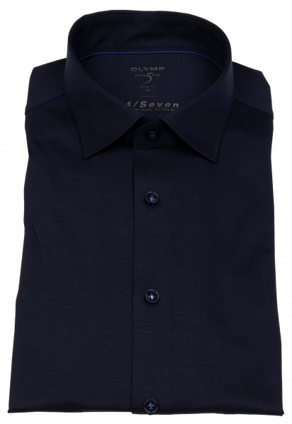 OLYMP Hemd - Level 5 Body Fit - 24 / Seven - All Time Shirt - dunkelblau - 2008 64 18 
