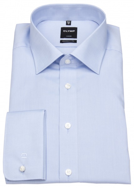 OLYMP Hemd - Luxor Modern Fit - Umschlagmanschette - hellblau - 1811 65 11 