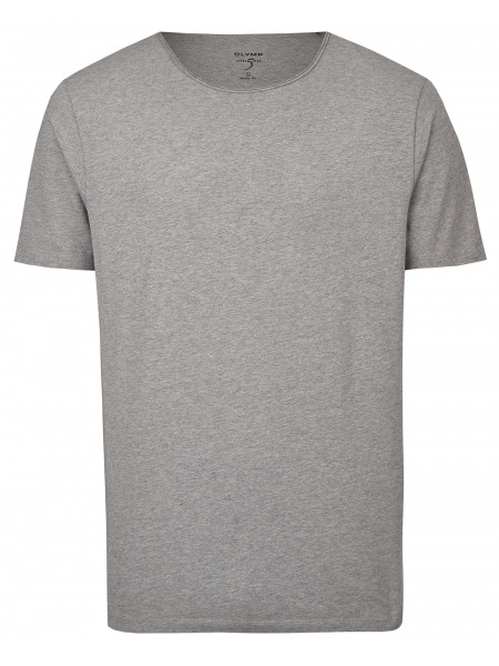 OLYMP Level Five Body Fit - T-Shirt - Rundhals-Ausschnitt - grau - 5660 32 63 