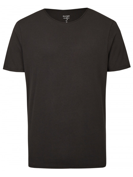 OLYMP Level Five Body Fit - T-Shirt - Rundhals-Ausschnitt - schwarz - 5660 32 68 
