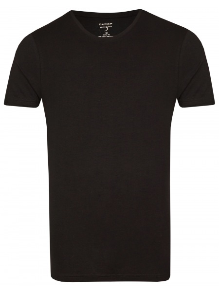 OLYMP Level Five Body Fit - T-Shirt - Rundhals-Ausschnitt - schwarz - 0803 12 68 
