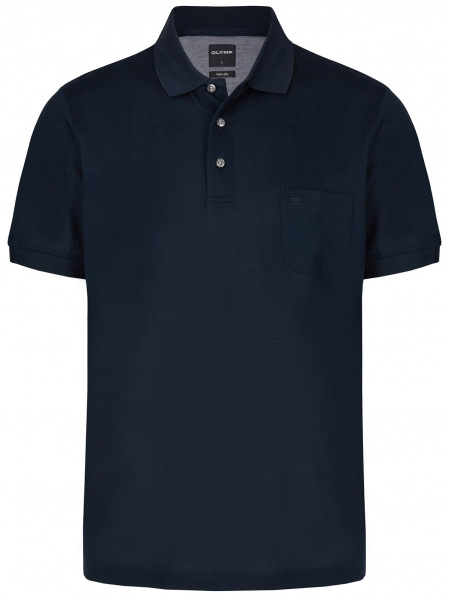 OLYMP Poloshirt - Casual Fit - Piqué - dunkelblau - 5401 52 14 