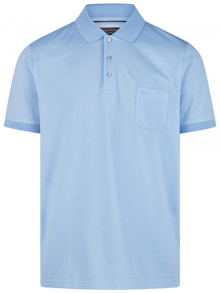 OLYMP Poloshirt - Casual Fit - Piqué - hellblau - 5401 52 10 