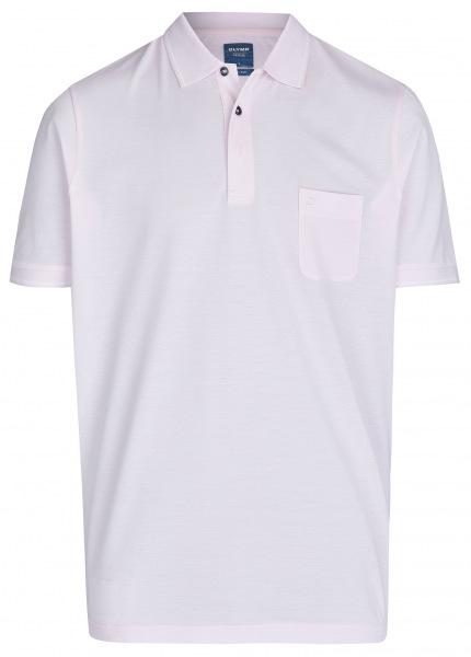 OLYMP Poloshirt - Casual Fit - Piqué - hellrosé - 5400 72 31 