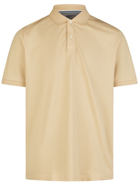 OLYMP Poloshirt - Regular Fit - Piqué - beige - 5409 52 22 