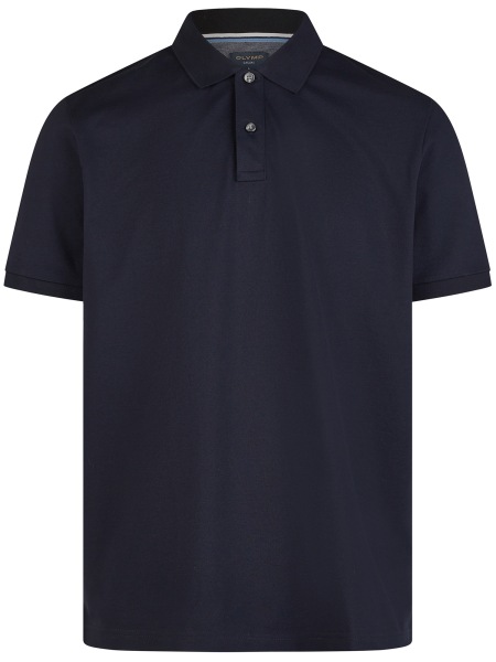 OLYMP Poloshirt - Regular Fit - Piqué - dunkelblau - 5409 52 18 