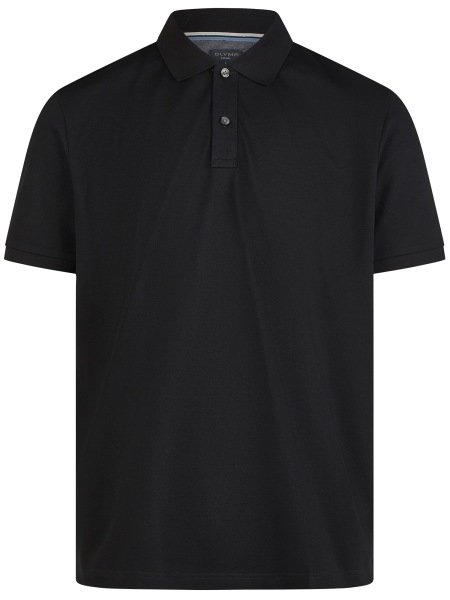 OLYMP Poloshirt - Regular Fit - Piqué - schwarz - 5409 52 68 