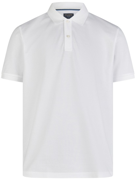 OLYMP Poloshirt - Regular Fit - Piqué - weiß - 5409 52 00 