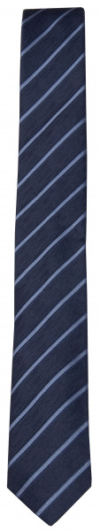 OLYMP Seidenkrawatte - Super Slim - Streifen - blau - 1738 00 18 