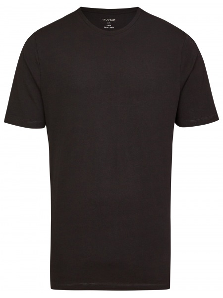 OLYMP T-Shirt Doppelpack - Modern Fit - Rundhals - schwarz - 0700 12 68 