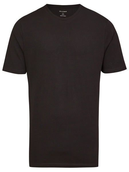 OLYMP T-Shirt Doppelpack - Modern Fit - Rundhals - schwarz - ohne OVP - 0700 12 68 