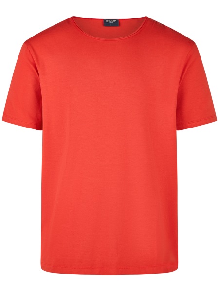 OLYMP T-Shirt - Regular Fit - Rundhals - rot - 5601 72 34 