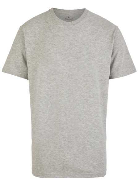 Ragman T-Shirt Doppelpack - Rundhals - grau - ohne OVP - 40000 012 