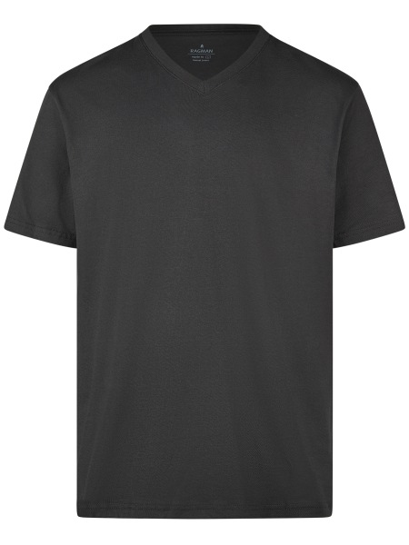 Ragman T-Shirt Doppelpack - V-Ausschnitt - schwarz - 40057 009 