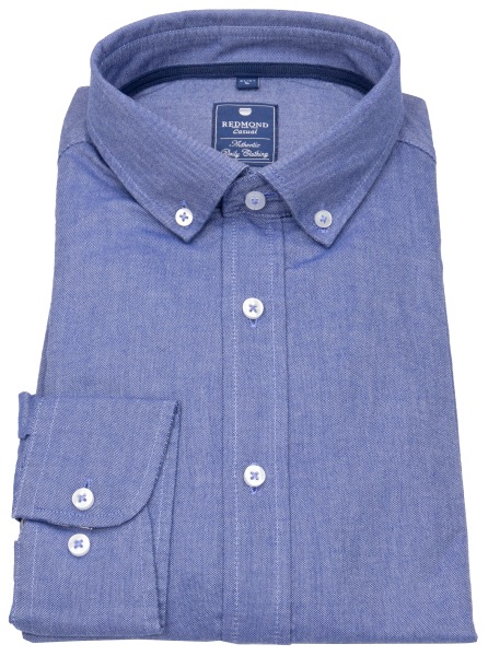 Redmond Hemd - Comfort Fit - Button Down Kragen - Oxford - blau - ohne OVP - 231500111 19 