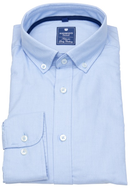 Redmond Hemd - Comfort Fit - Button Down Kragen - Oxford - hellblau - 231500111 10 