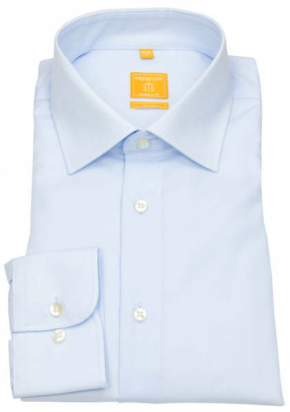 Redmond Hemd - Modern Fit - Kentkragen - hellblau - 150110 10 