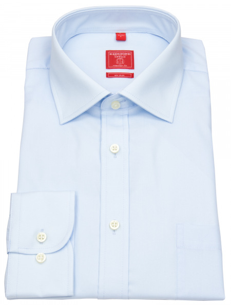 Redmond Hemd - Regular Fit - Kentkragen - hellblau - 150300 10 