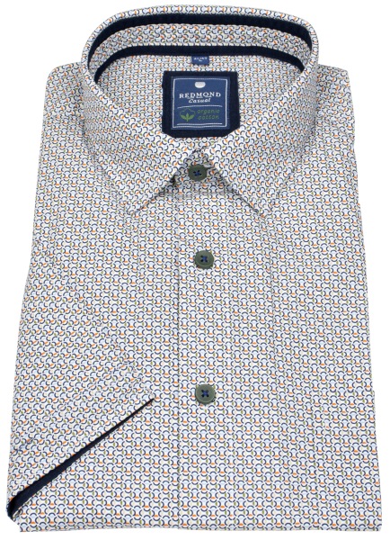 Redmond Kurzarmhemd - Comfort Fit - Bio Baumwolle - mehrfarbig - 241040999 10 