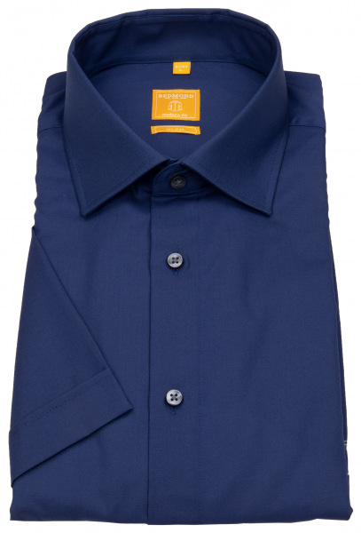 Redmond Kurzarmhemd - Modern Fit - Kentkragen - blau - 150910 11 